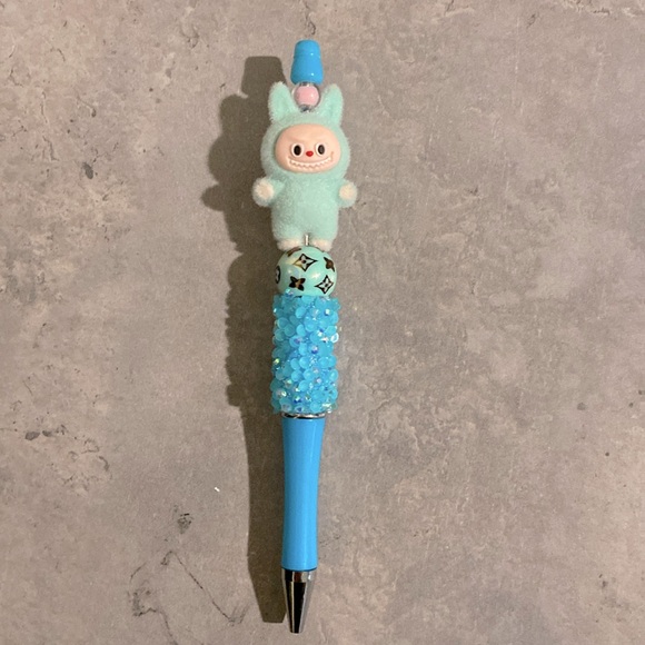 Blue Labubu Sparkle Pen - Picture 1 of 6
